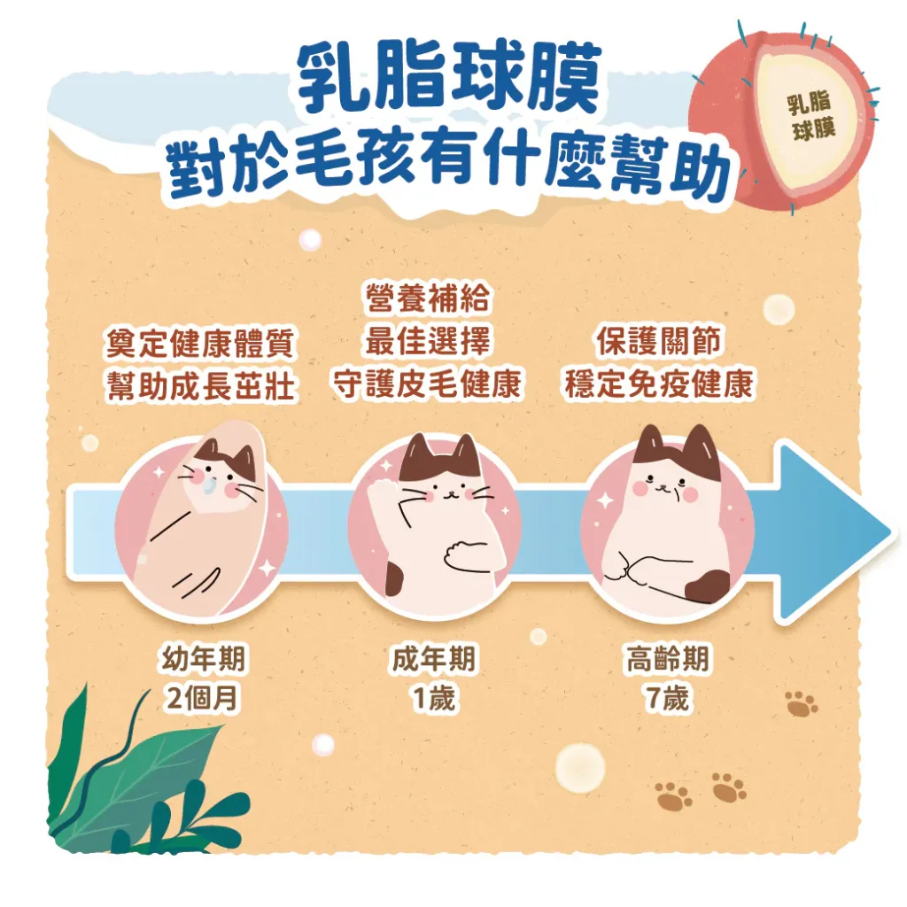 【乳脂球膜對於毛孩有什麼幫助】
