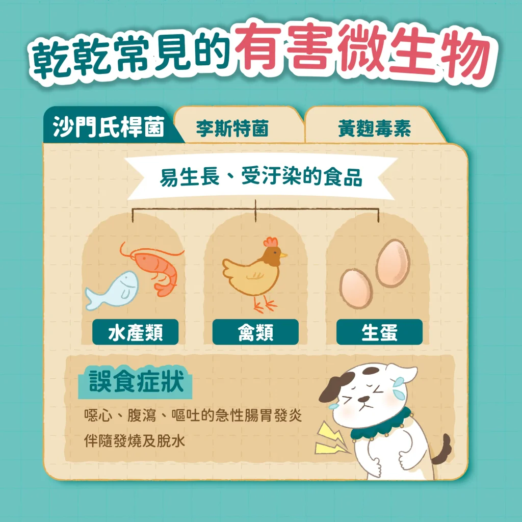 【常見可能汙染乾乾的微生物】