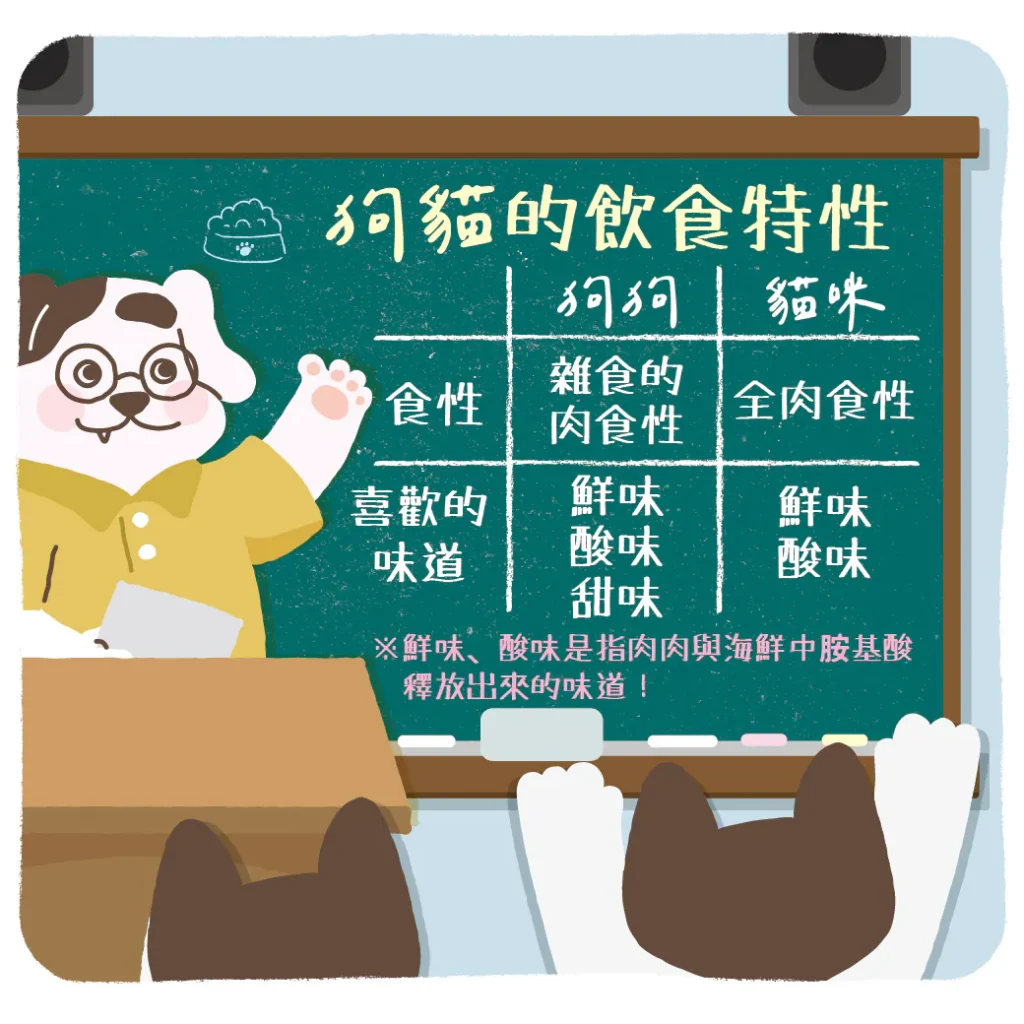 【狗貓的飲食特性比較】