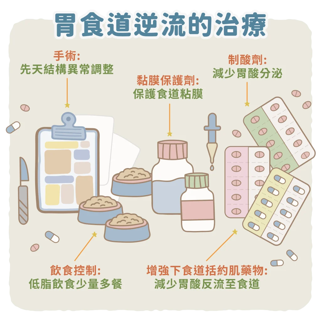 【胃食道逆流的治療方式】