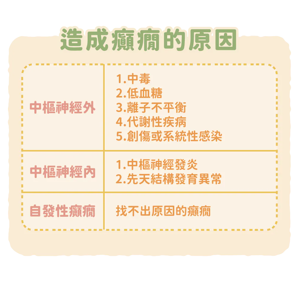 【造成癲癇的原因】