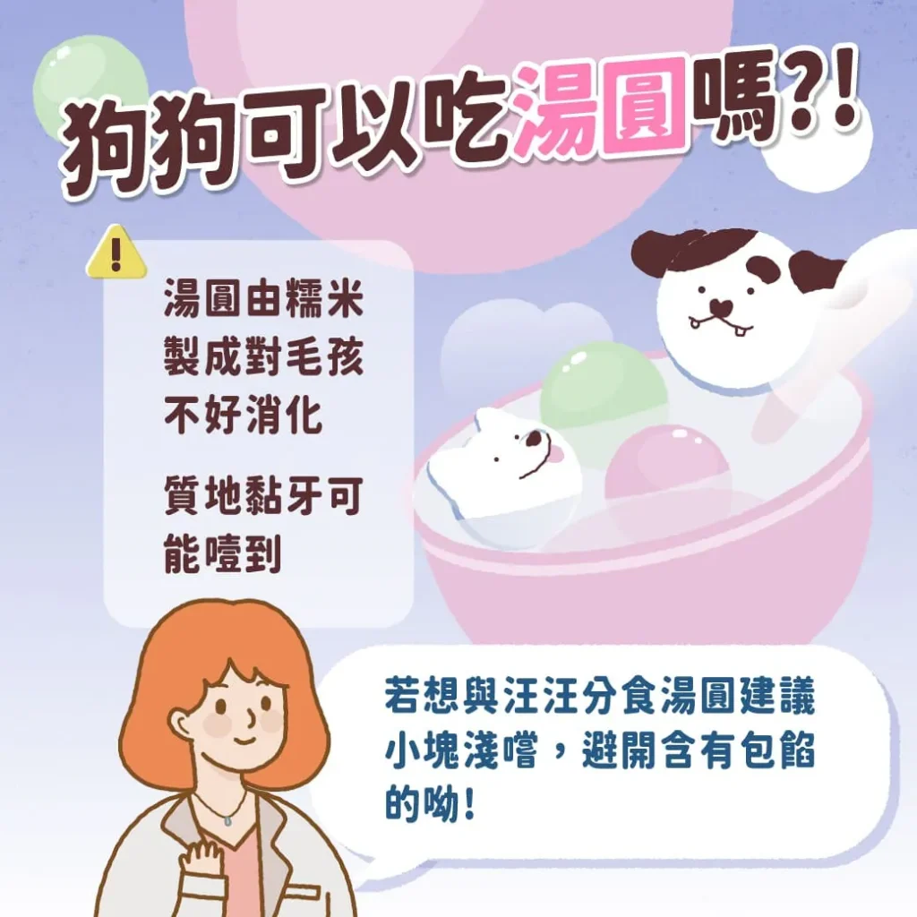 狗狗到底可不可以吃湯圓
